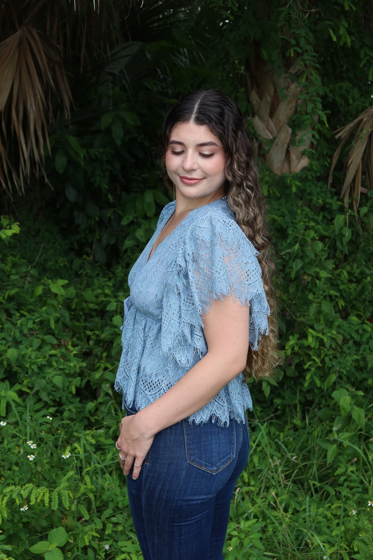 Gracie Lace Top
