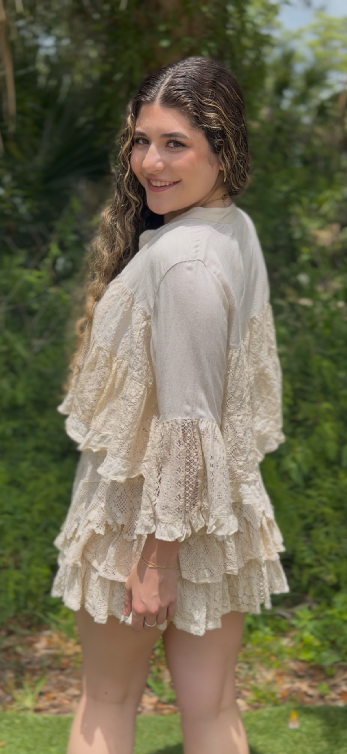 Pamela Lace Shrug