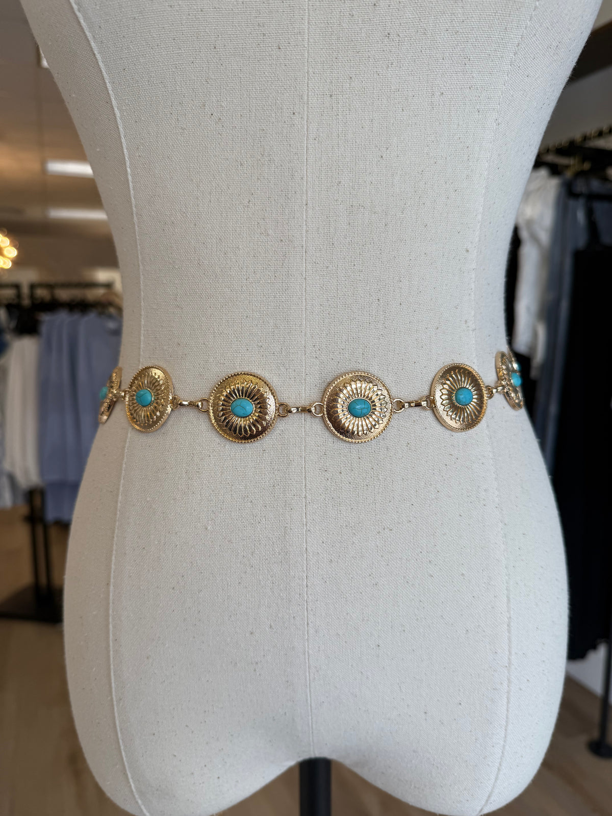 Mini Disc Concho Belt