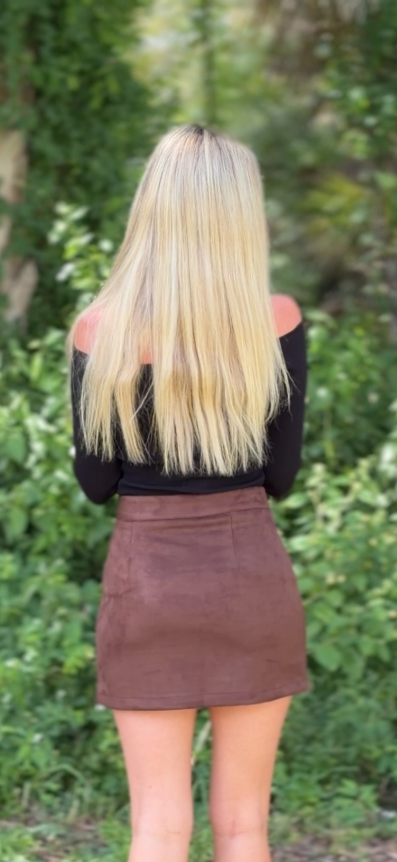 Traci Suede Skirt