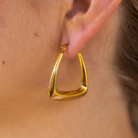 Belle Hoop Earrings Gold/Silver