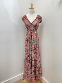 Boho Cinch Maxi Dress-Assorted Colors/Patterns