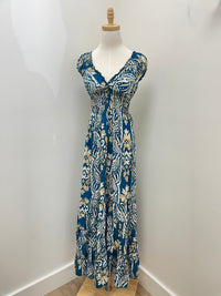 Boho Cinch Maxi Dress-Assorted Colors/Patterns