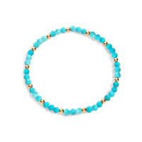 Zara 3mm GF Gemstone Bracelet