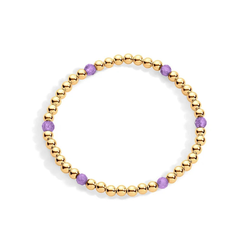 Morgan 4mm GF Gemstone Bracelet