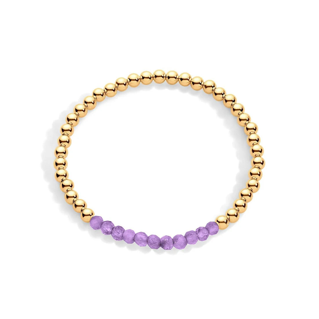Lindsay 4mm GF Gemstone Bracelet