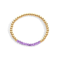 Lindsay 4mm GF Gemstone Bracelet