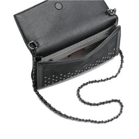 Beth Studded Suede Clutch - Multi Colors