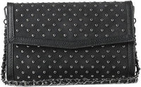 Beth Studded Suede Clutch - Multi Colors