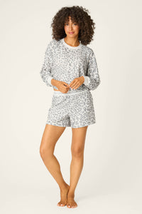 Leopard Boyfriend Boxer Pajama Set