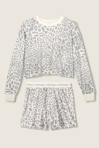 Leopard Boyfriend Boxer Pajama Set