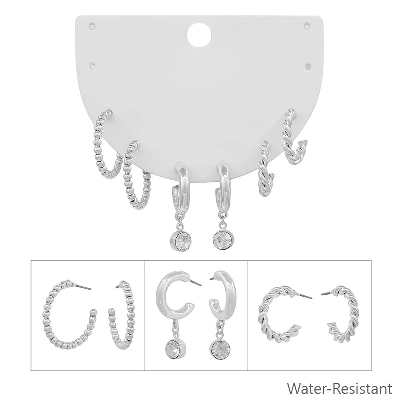 Water Resistant Earring Set