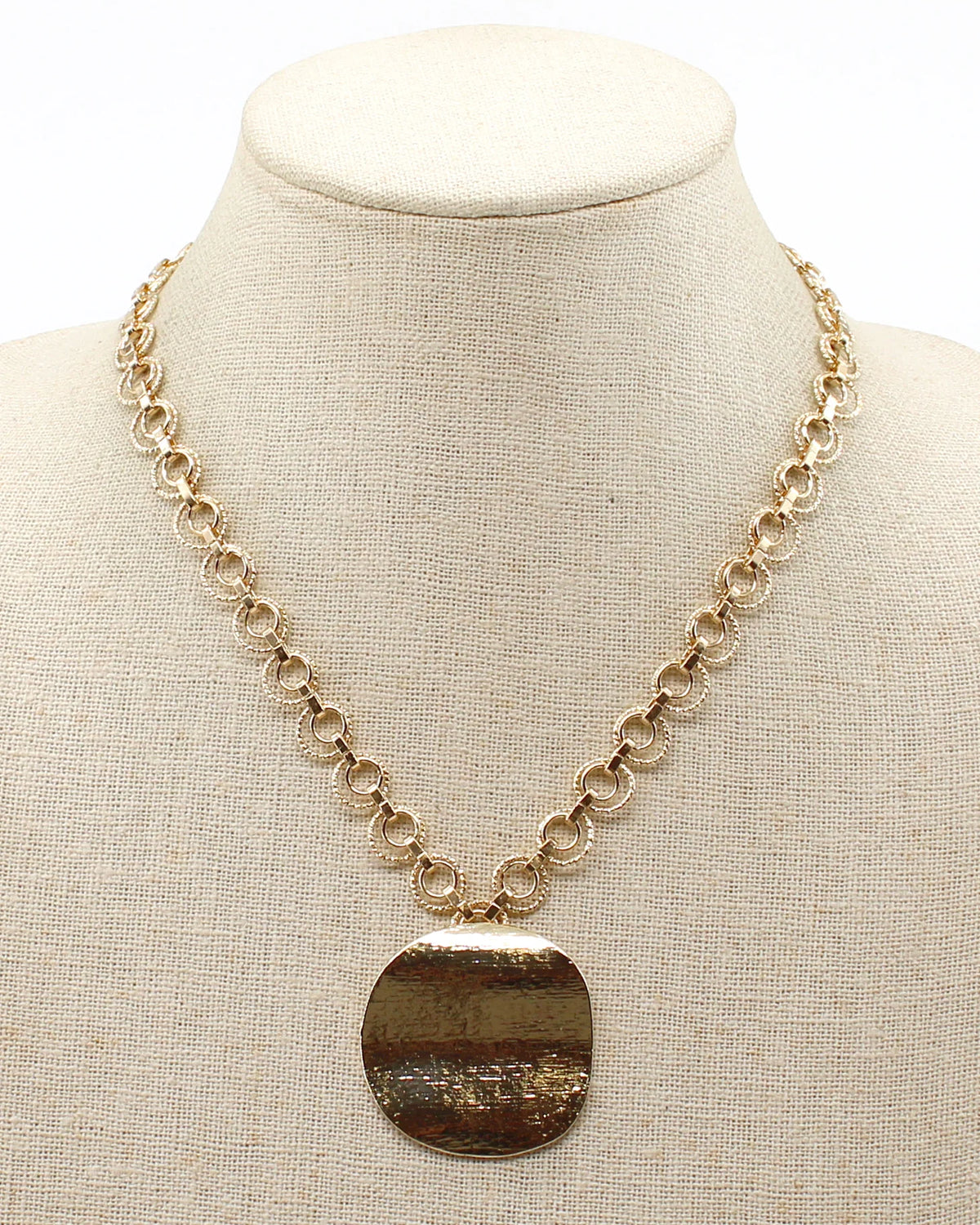 Gold Circle Necklace