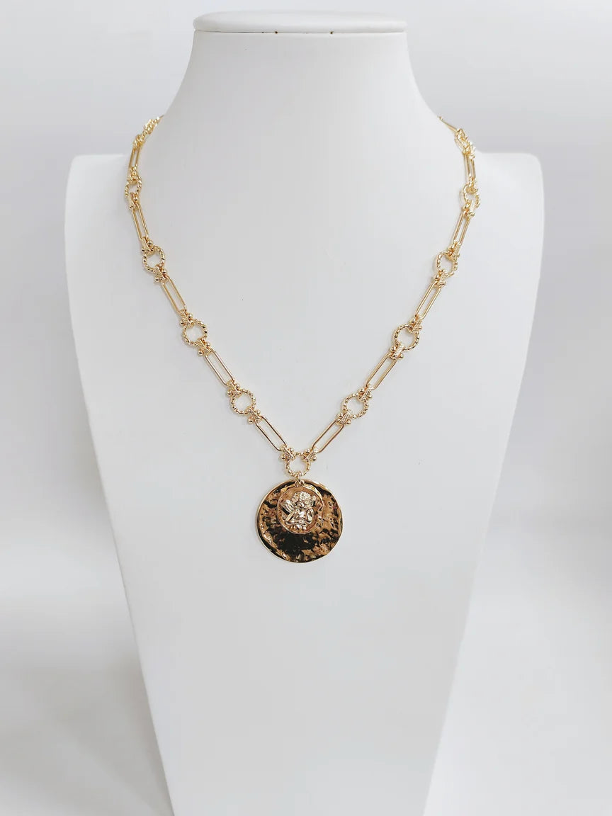 Golden Cherub Necklace