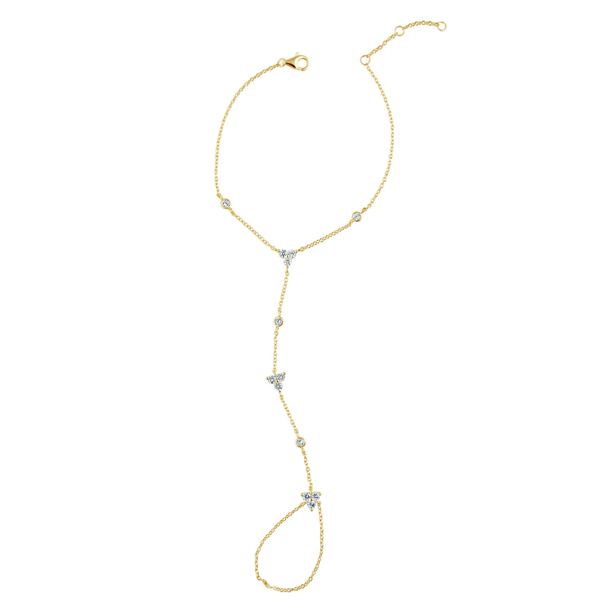 Kira Hand Chain - Gold/Silver