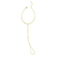 Seraphine CZ Hand Chain-Gold/Silver