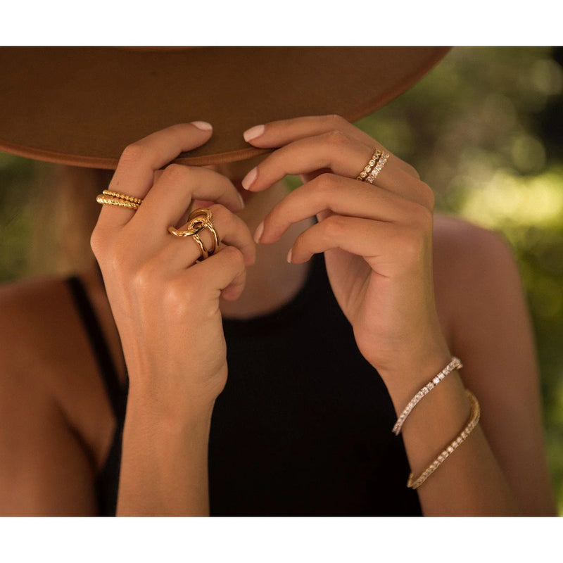 Karla Tennis Bracelet - Gold