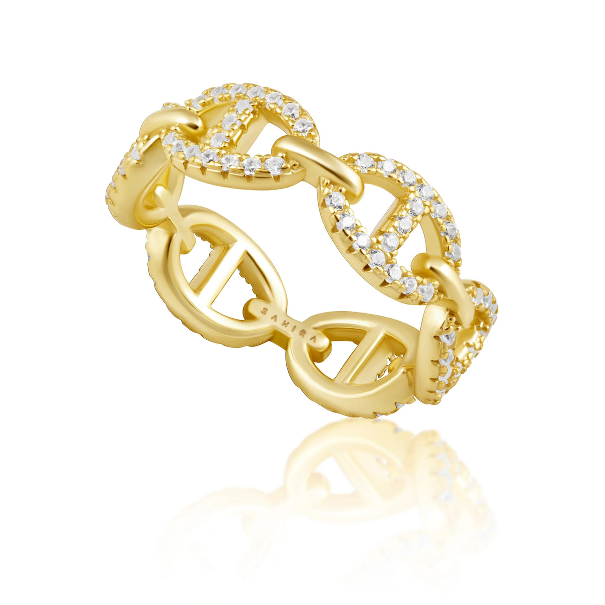 Pave Rosie Link Ring