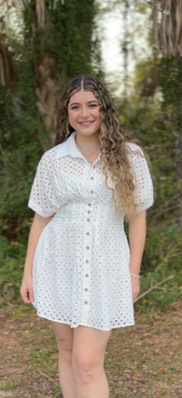 Charlotte Eyelet Dress
