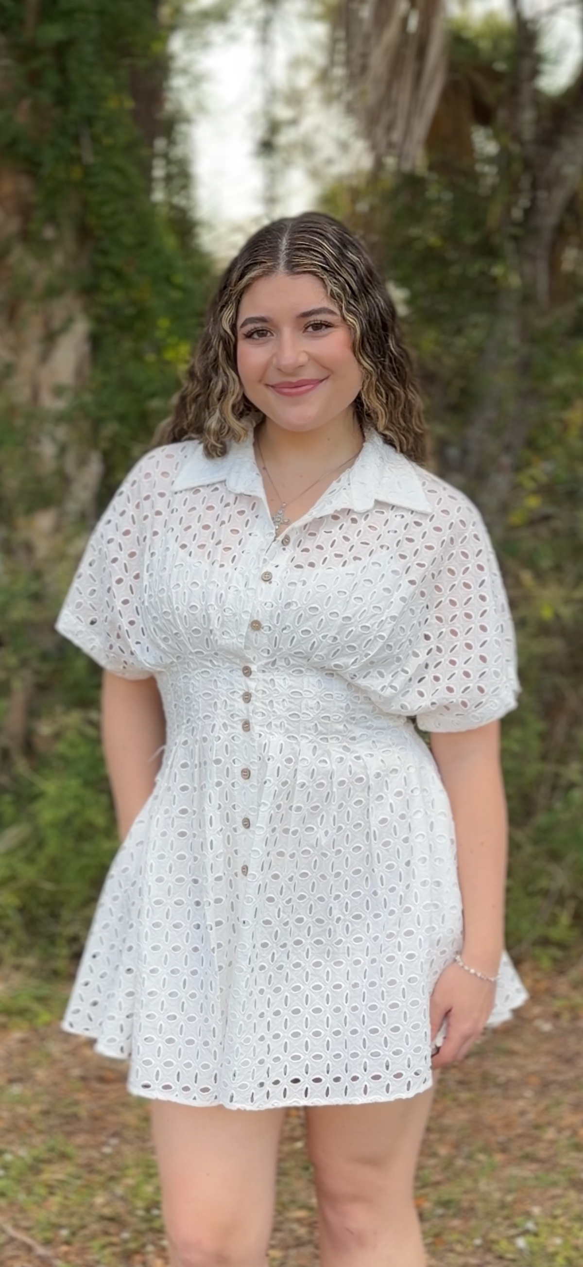 Charlotte Eyelet Dress