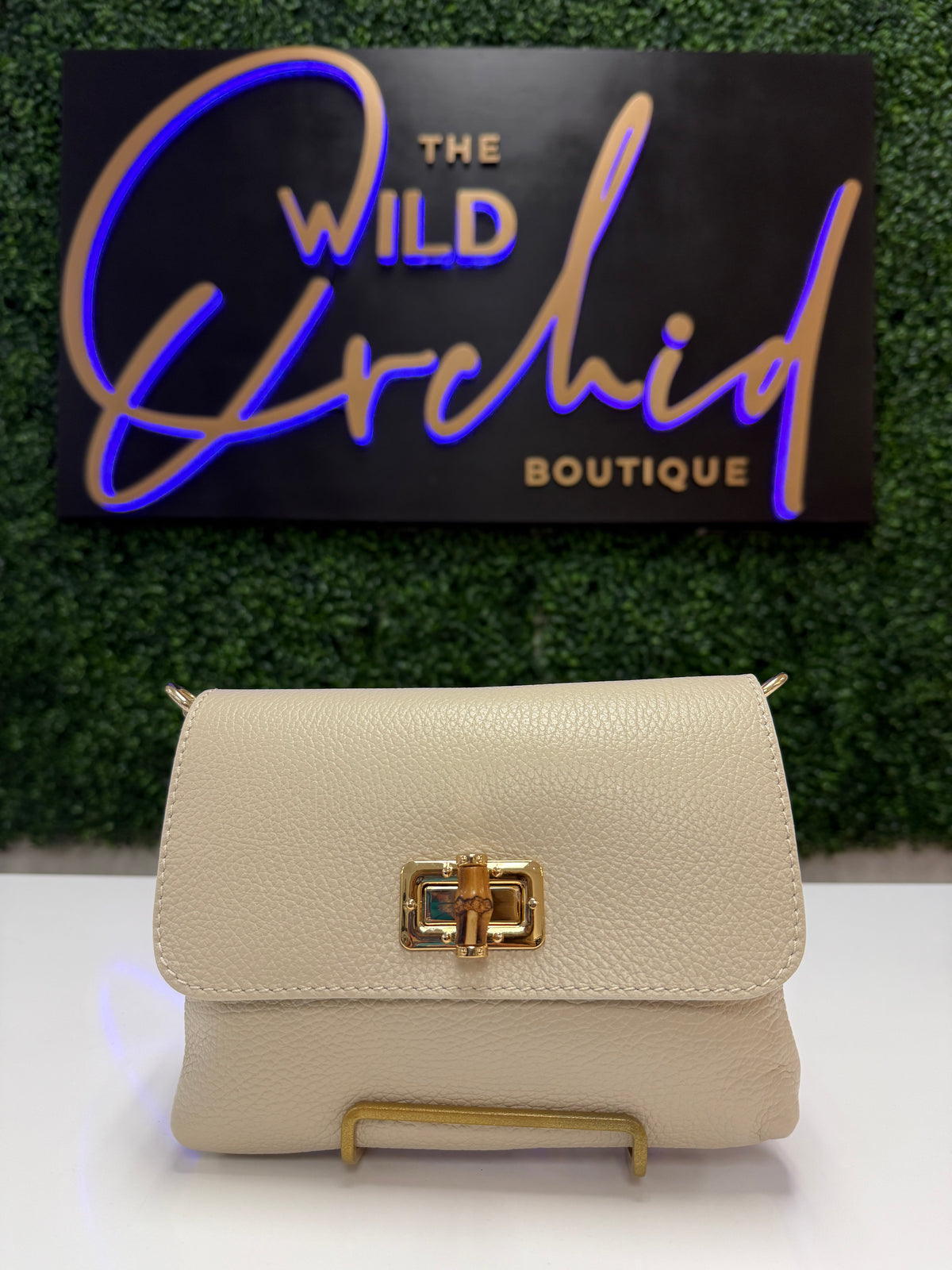 Leather Clutch and Crossbody Purse-Multi Colors