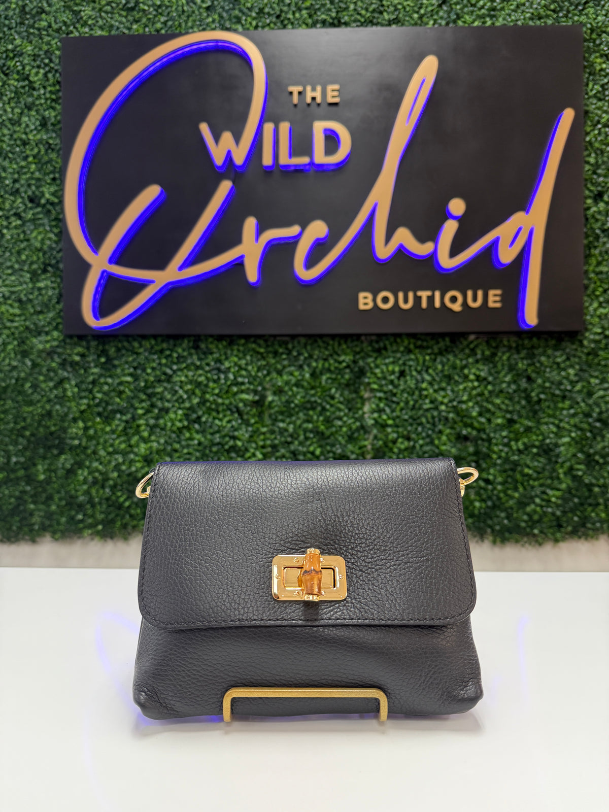 Leather Clutch and Crossbody Purse-Multi Colors