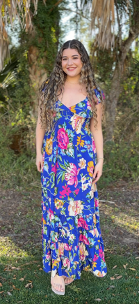 Boho Cinch Maxi Dress - Multiple Patterns Available