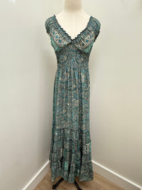 Boho Cinch Maxi Dress - Multiple Patterns Available