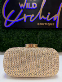 Monet Gold Clutch - Purse