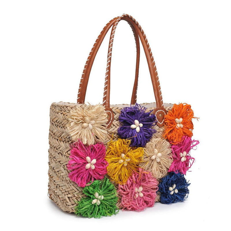 Queenie Straw Tote